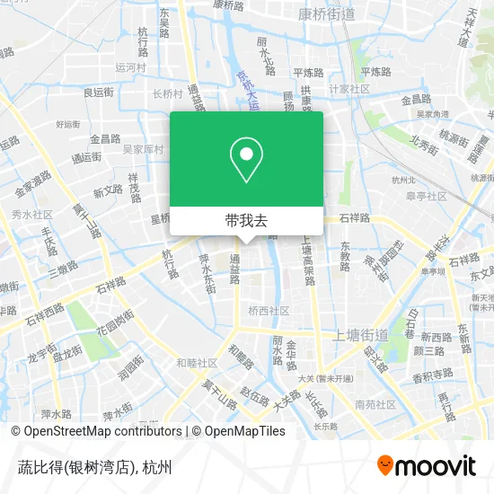 蔬比得(银树湾店)地图