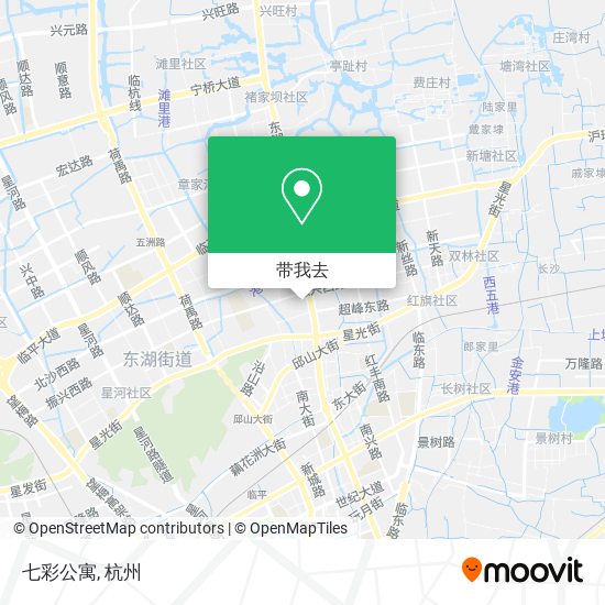 七彩公寓地图