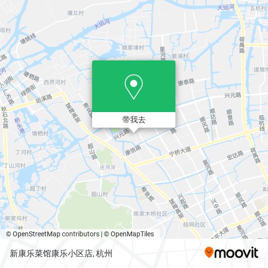 新康乐菜馆康乐小区店地图