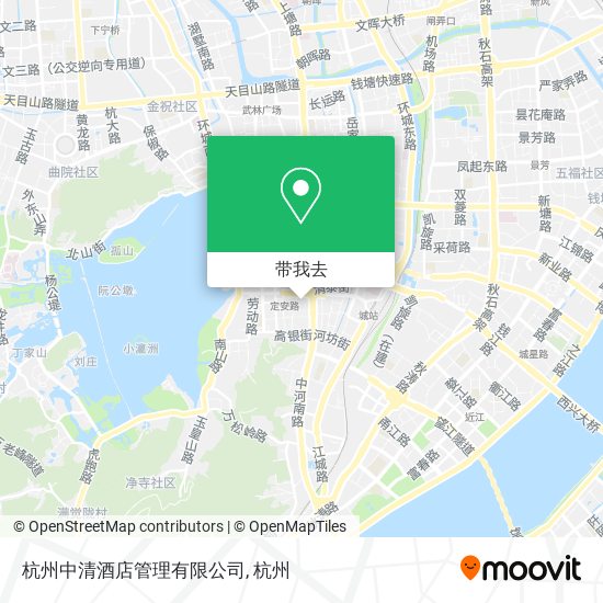 杭州中清酒店管理有限公司地图