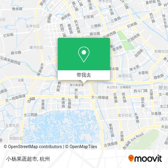 小杨果蔬超市地图