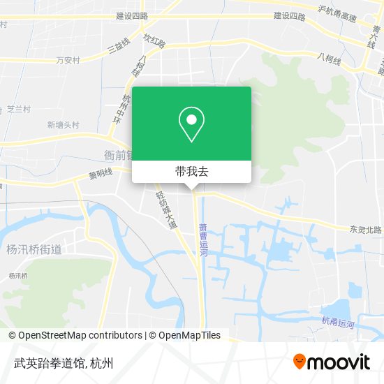 武英跆拳道馆地图
