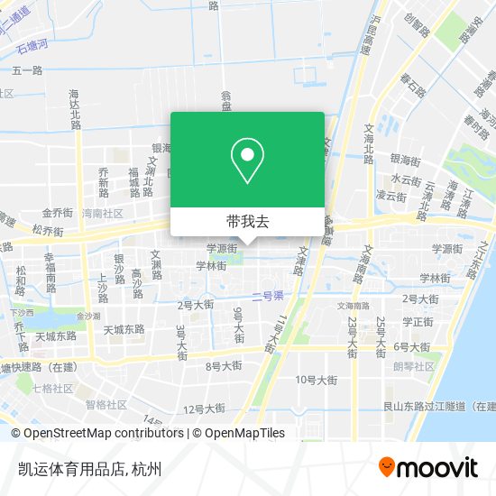凯运体育用品店地图