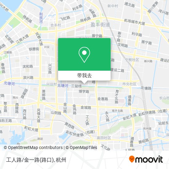 工人路/金一路(路口)地图