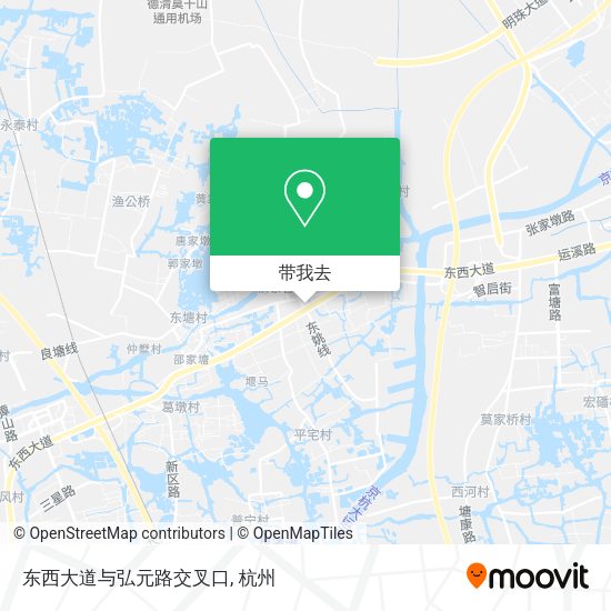 东西大道与弘元路交叉口地图