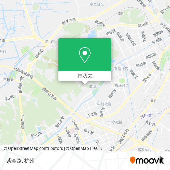 紫金路地图