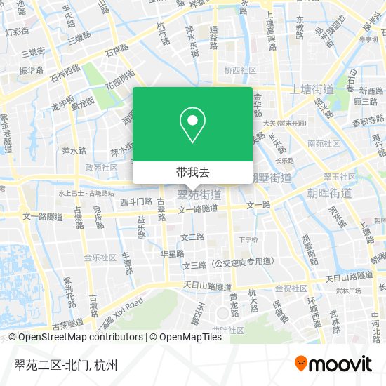 翠苑二区-北门地图