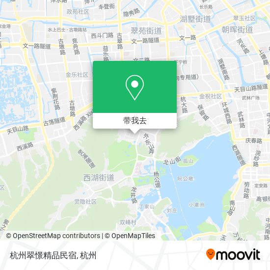杭州翠憬精品民宿地图