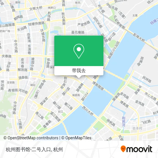 杭州图书馆-二号入口地图