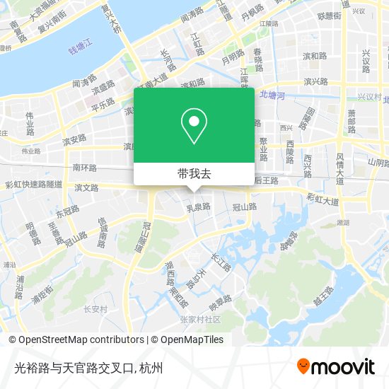 光裕路与天官路交叉口地图