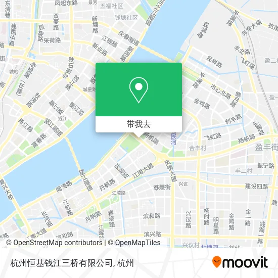 杭州恒基钱江三桥有限公司地图