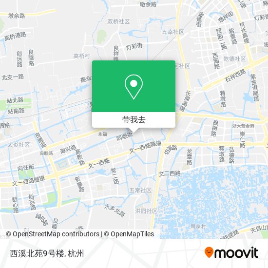 西溪北苑9号楼地图