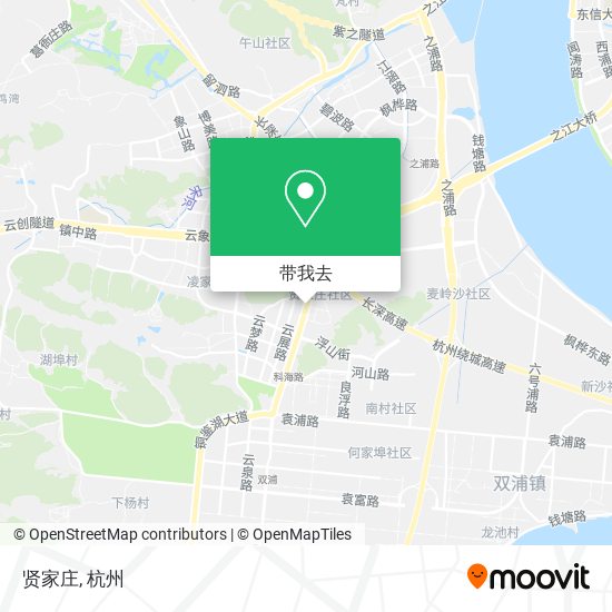 贤家庄地图