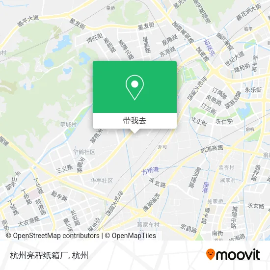 杭州亮程纸箱厂地图