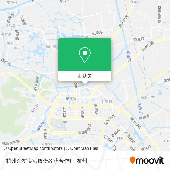 杭州余杭良港股份经济合作社地图