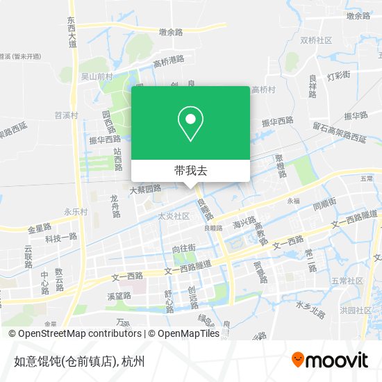 如意馄饨(仓前镇店)地图