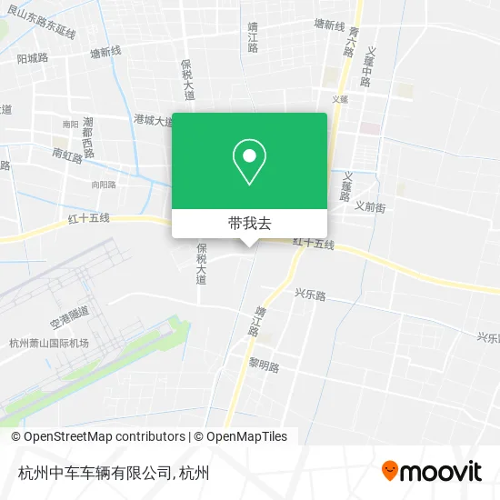 杭州中车车辆有限公司地图