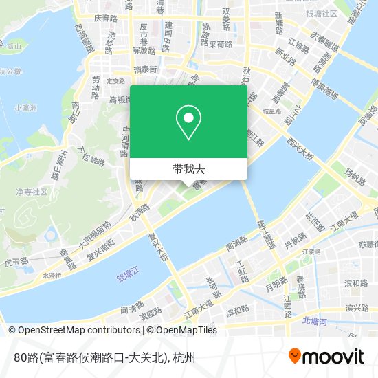 80路(富春路候潮路口-大关北)地图