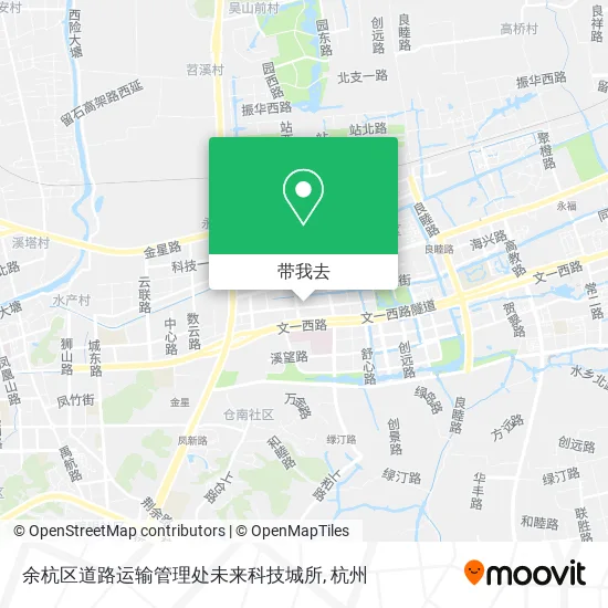 余杭区道路运输管理处未来科技城所地图