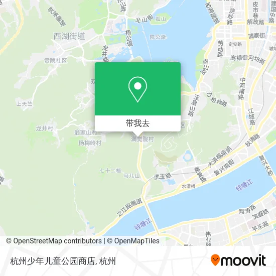 杭州少年儿童公园商店地图