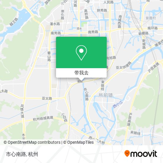市心南路地图