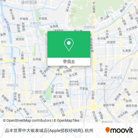 品丰世界中大银泰城店(Apple授权经销商)地图