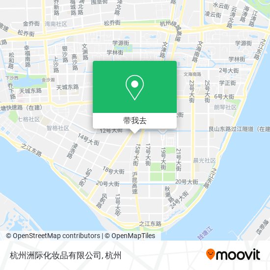 杭州洲际化妆品有限公司地图