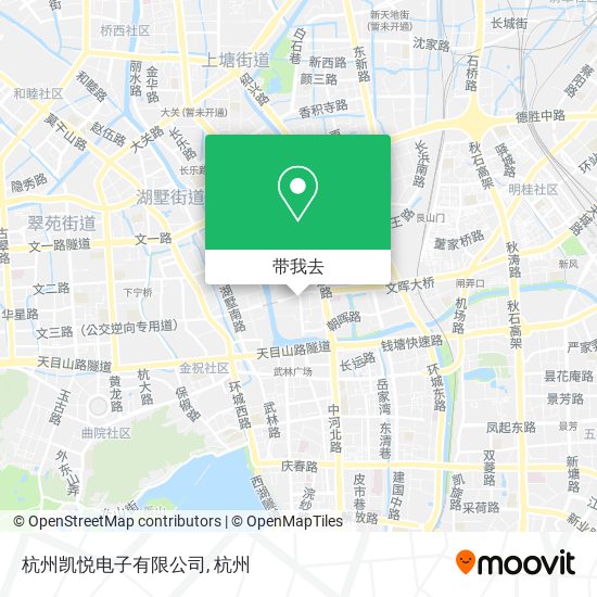 杭州凯悦电子有限公司地图