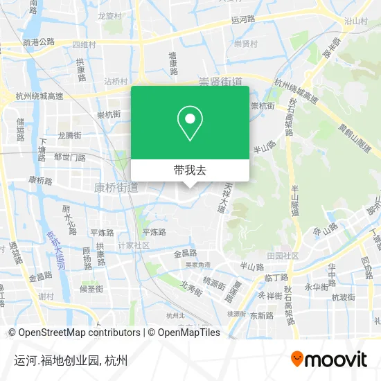 运河.福地创业园地图
