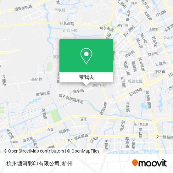杭州塘河彩印有限公司地图