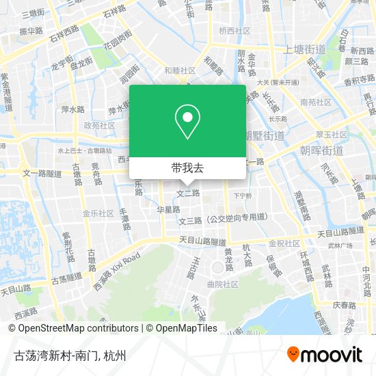 古荡湾新村-南门地图