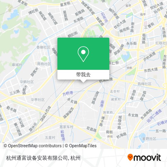 杭州通富设备安装有限公司地图