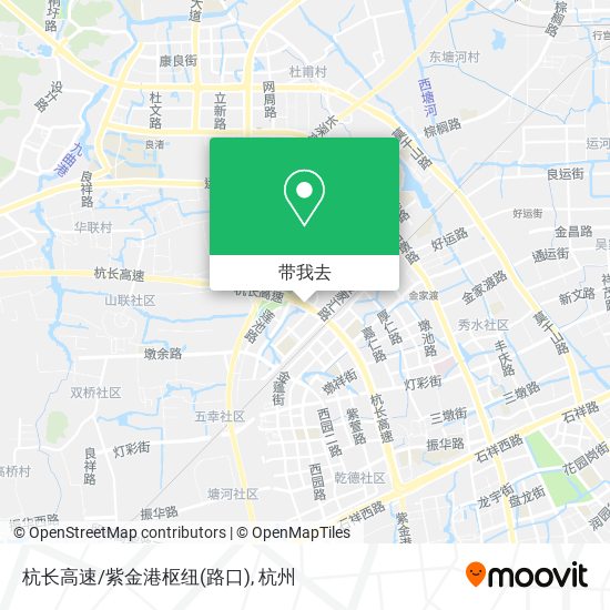 杭长高速/紫金港枢纽(路口)地图