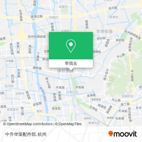 中升华策配件部地图