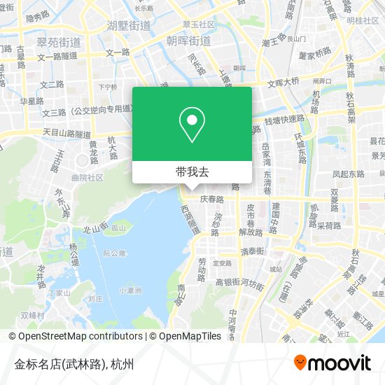 金标名店(武林路)地图