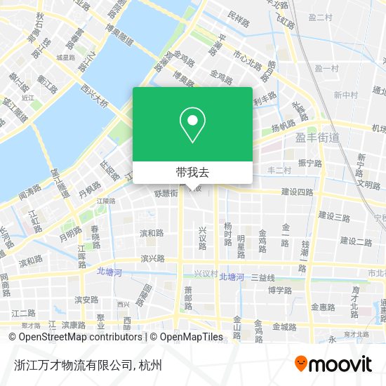 浙江万才物流有限公司地图