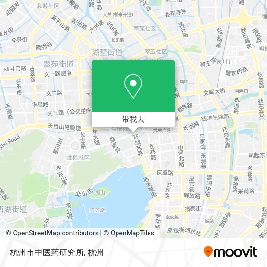 杭州市中医药研究所地图