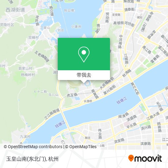 玉皇山南(东北门)地图