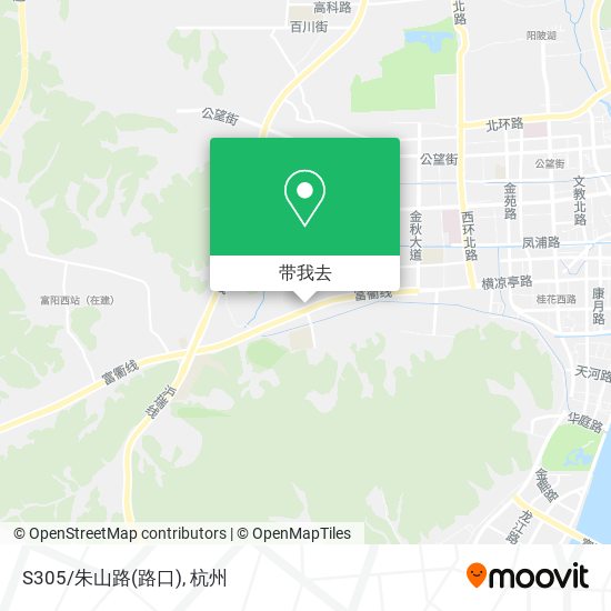 S305/朱山路(路口)地图