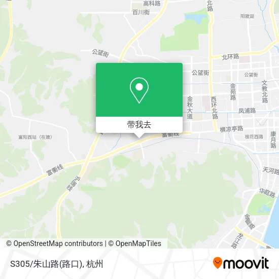 S305/朱山路(路口)地图