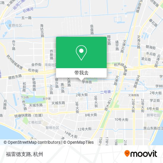 福雷德支路地图