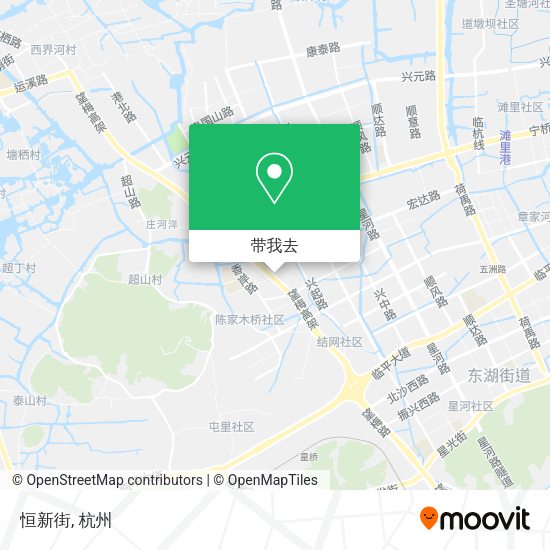 恒新街地图