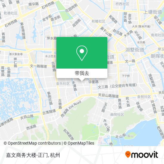 嘉文商务大楼-正门地图