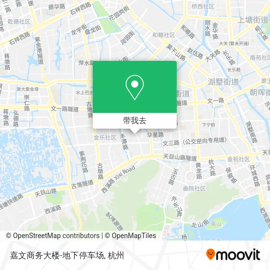 嘉文商务大楼-地下停车场地图