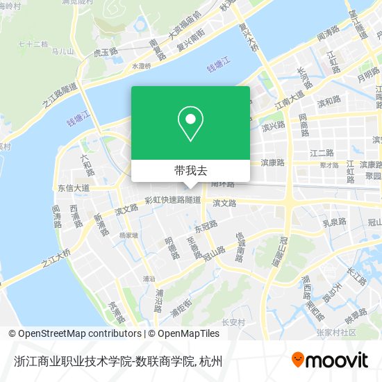 浙江商业职业技术学院-数联商学院地图