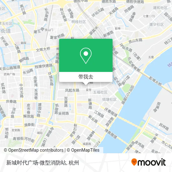 新城时代广场-微型消防站地图