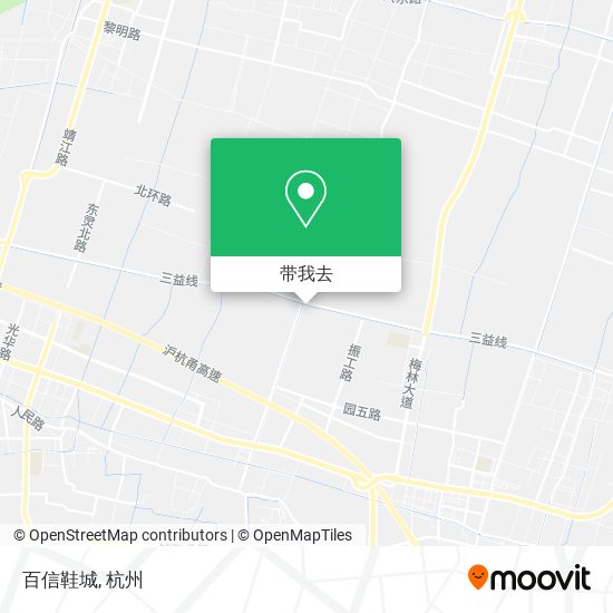 百信鞋城地图