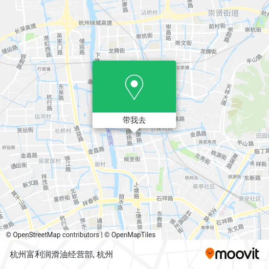 杭州富利润滑油经营部地图