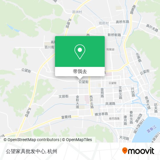 公望家具批发中心地图