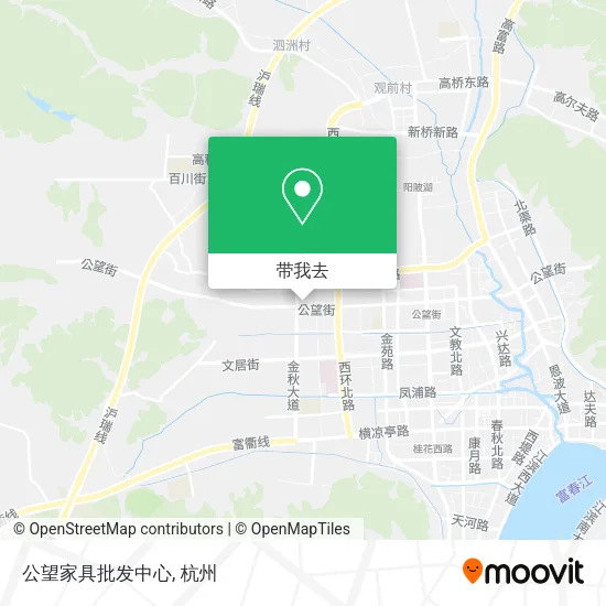 公望家具批发中心地图